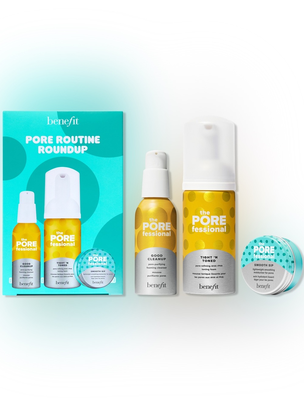 Benefit NIB Pore Routine Roundup Mini Pore Care Essentials Set - $52 VALUE